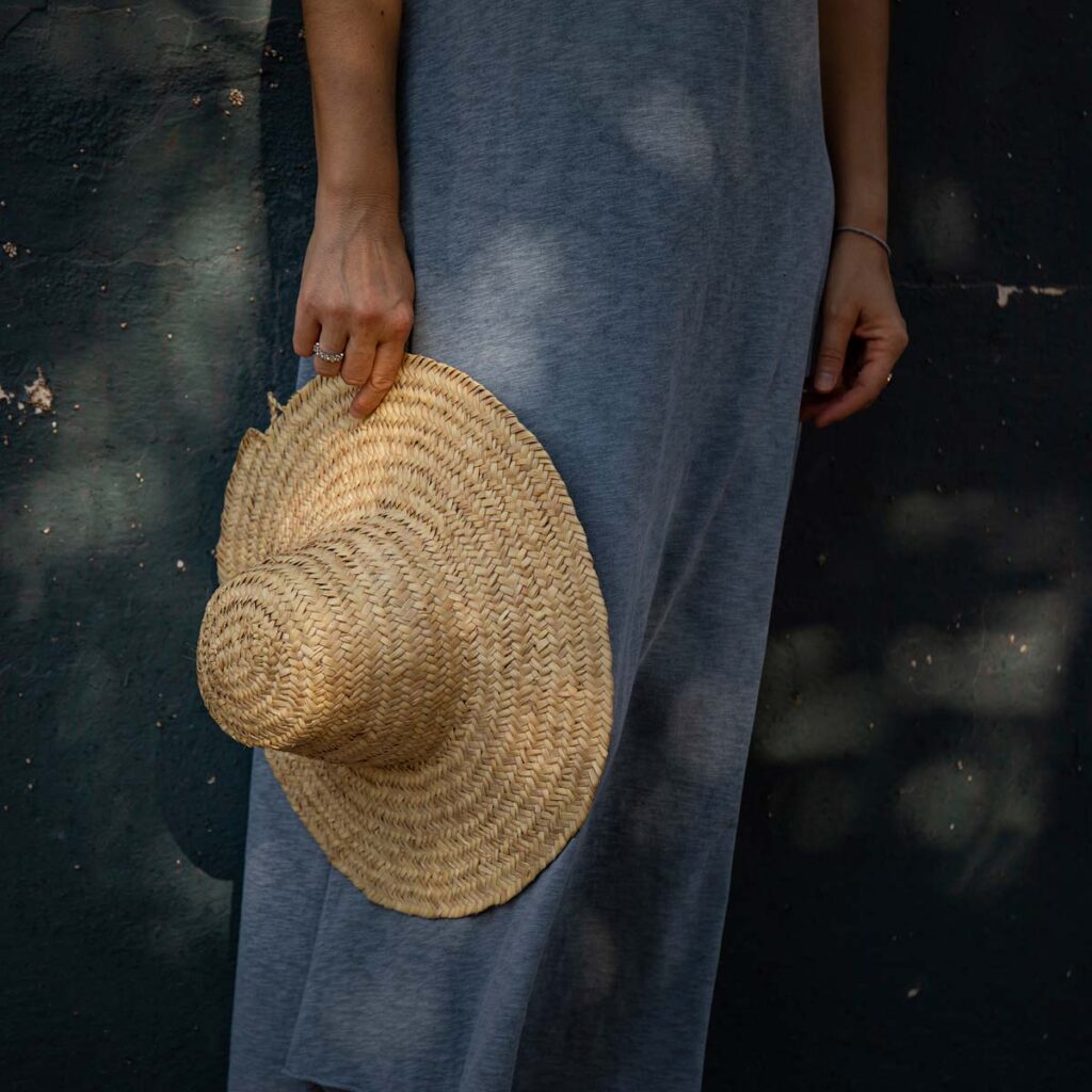 Macarella sombrero - hat - hoja de palma- Let's Pause