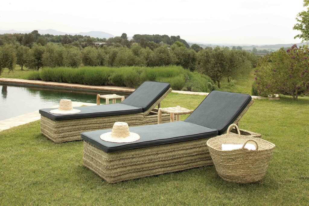 Calaluna tumbona sunbed esparto Let's Pause