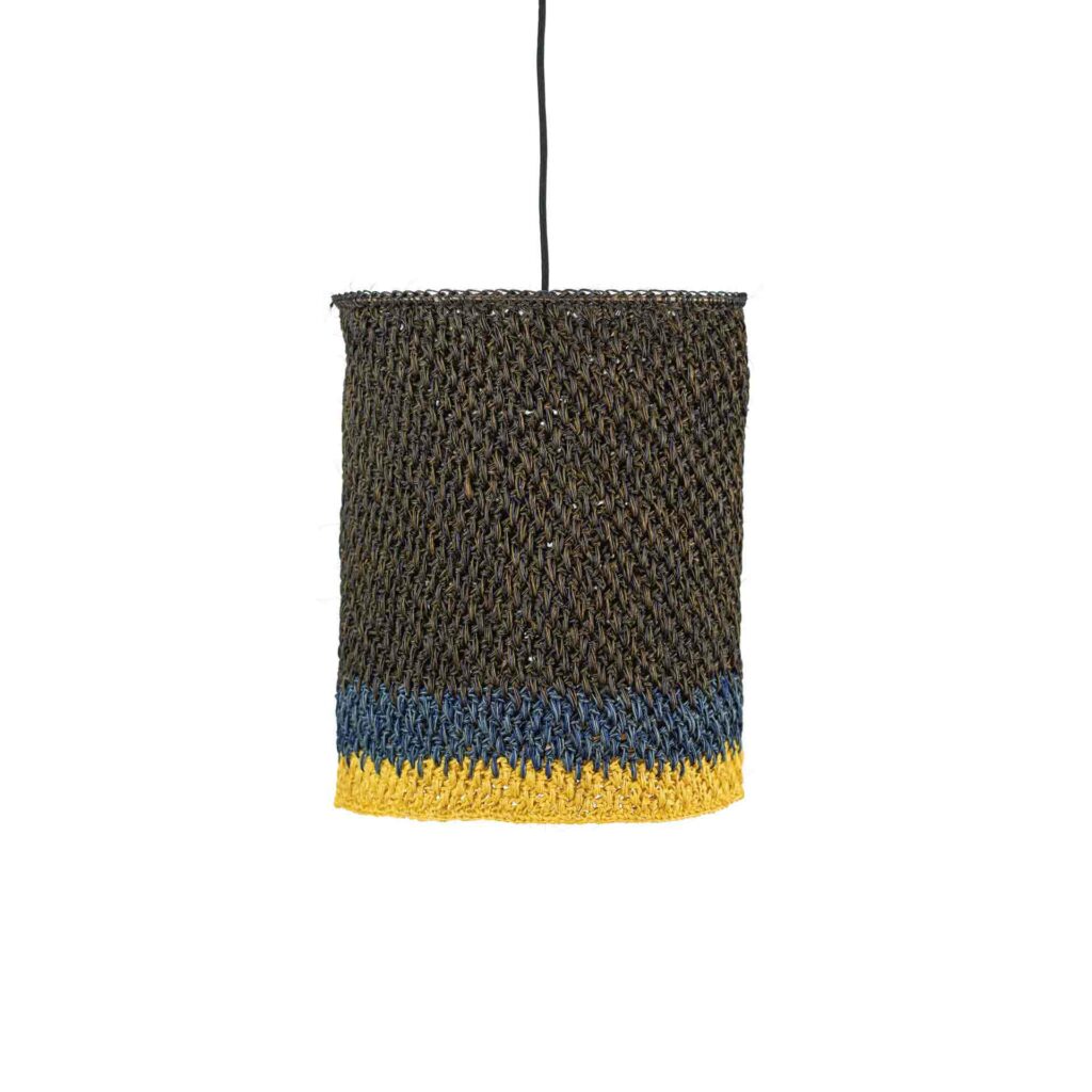 crochet ganchillo colgante pendant lamp fique Let's Pause