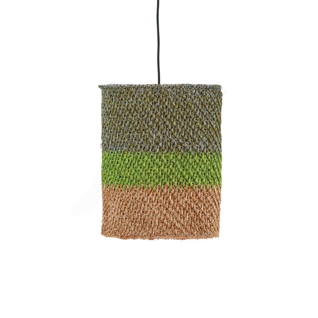 crochet ganchillo colgante pendant lamp fique Let's Pause