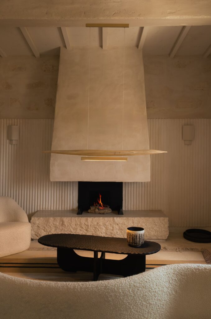 lámpara de suspensión pendant lamp Equilibri Let's Pause Lámpara colgante de hoja de palmera