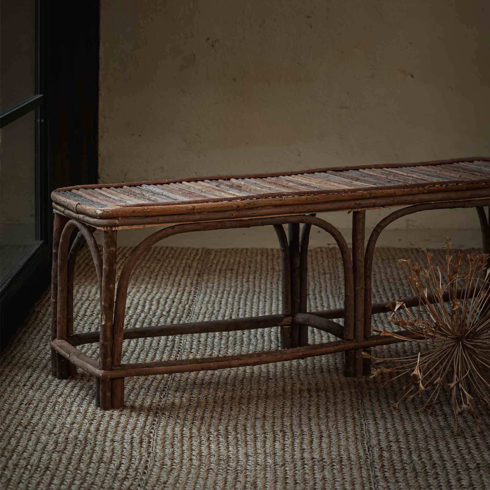 Banco Kame muebles de diseño Let's Pause natural Designer furniture