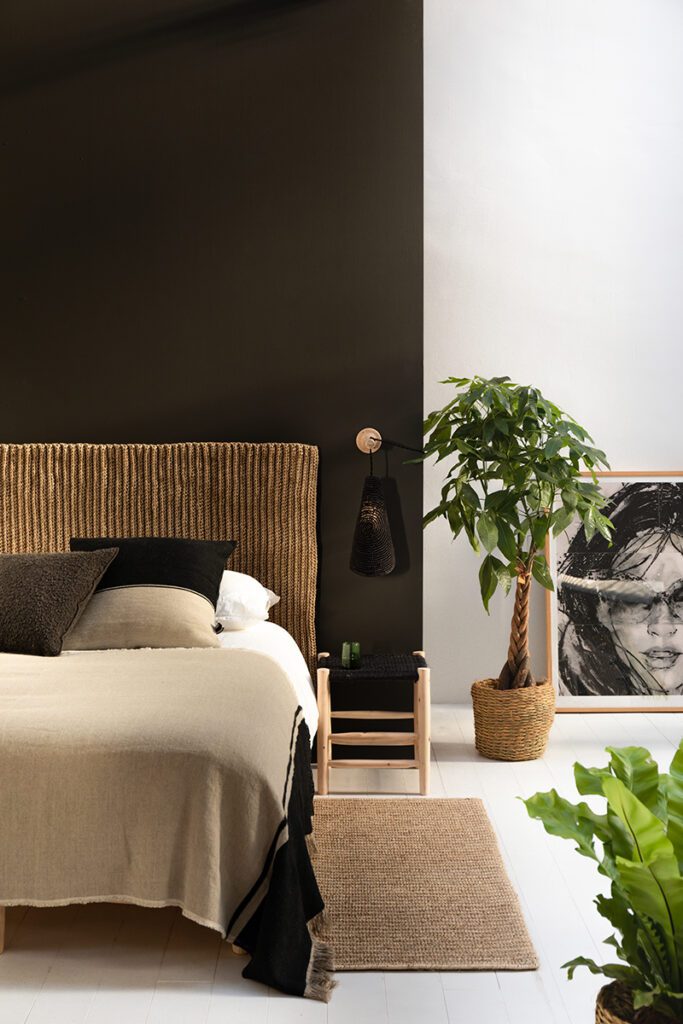 Apliques de pared en fibras naturales